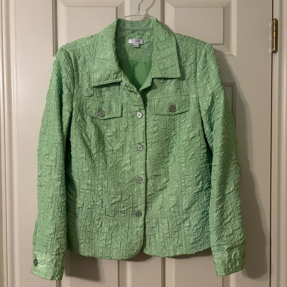 Erin Gorgeous Lime Green Jacket